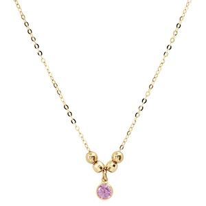 "Glimmer" Gem Charm Necklace